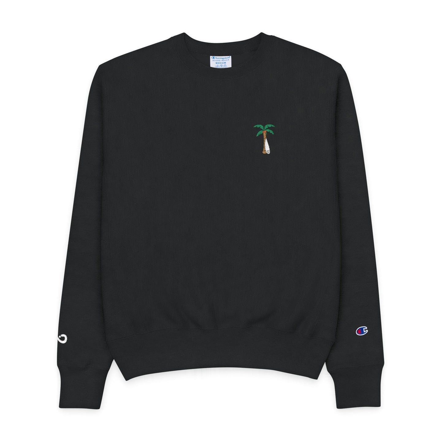 Embroidered Beach Day Crew Neck Sweatshirt - Cre8ve Industries