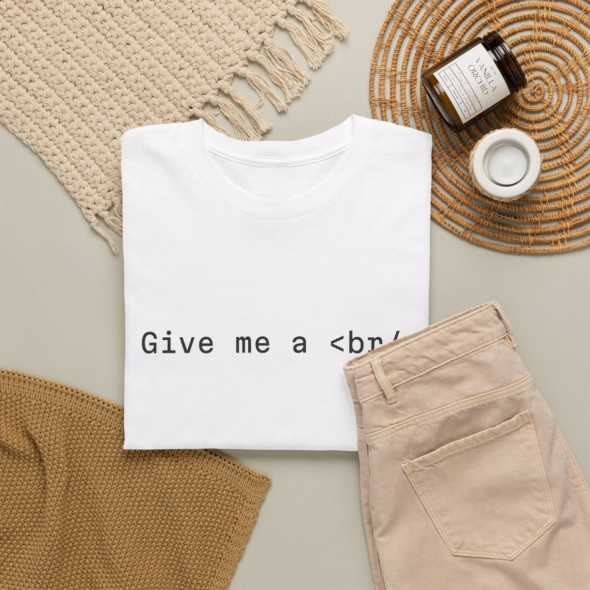 Give Me a <br/> Tee — Web Developer HTML Shirt - Cre8ve Industries
